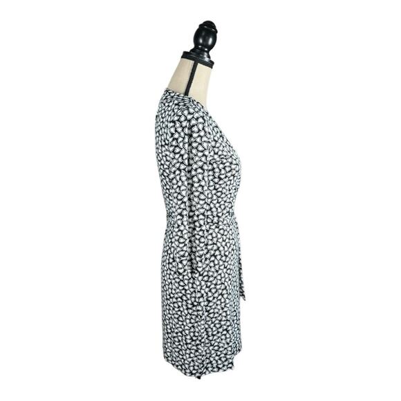 Diane Von Furstenberg New Julian Two Mini Wrap Dress In Heart Print - Picture 4 of 6